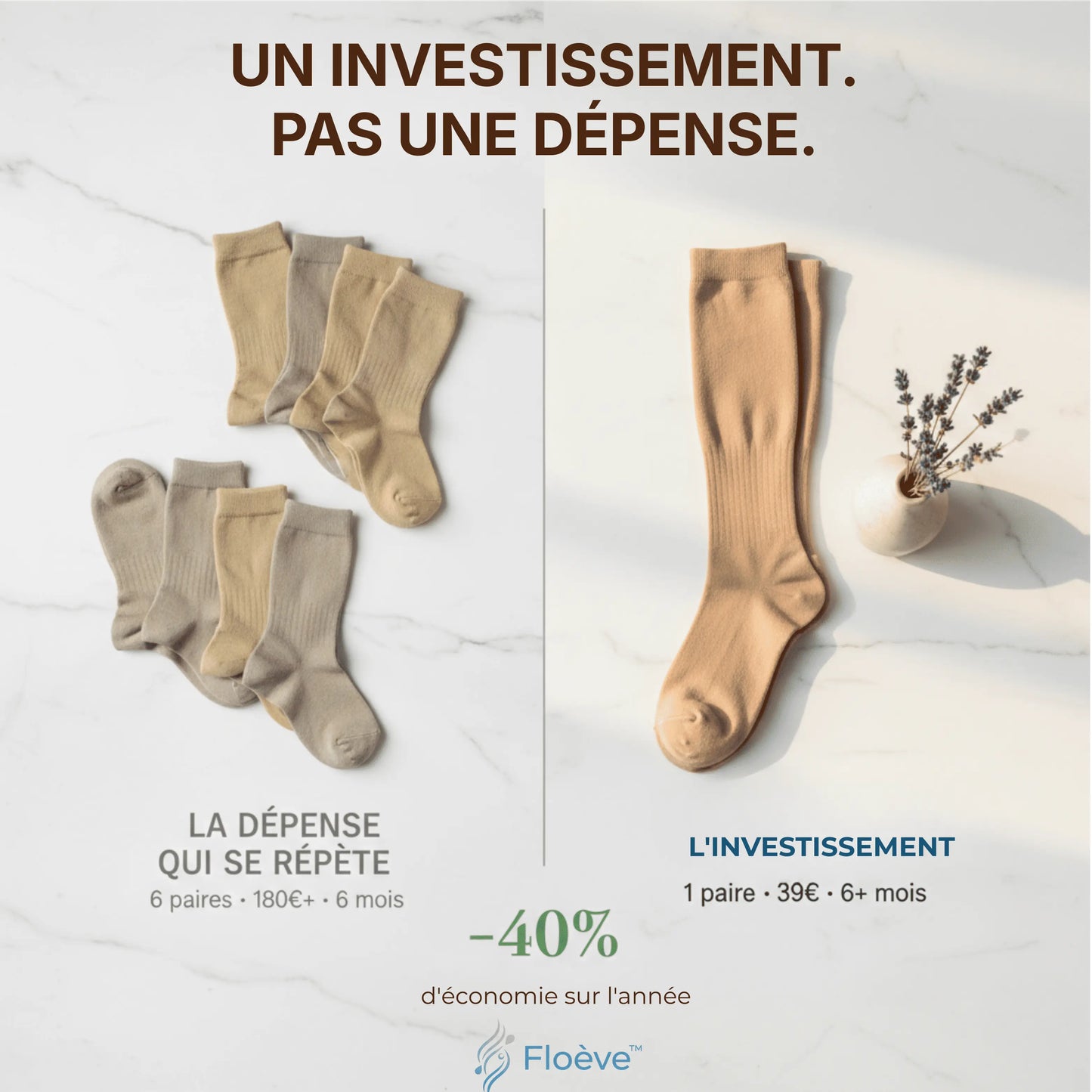 Floève™ - Compression Graduée - Achetez 1, Recevez 2