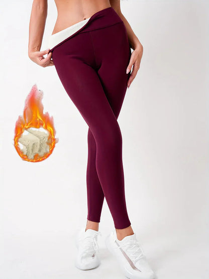 Aafke – High-Waist Fleece-Lined Leggings