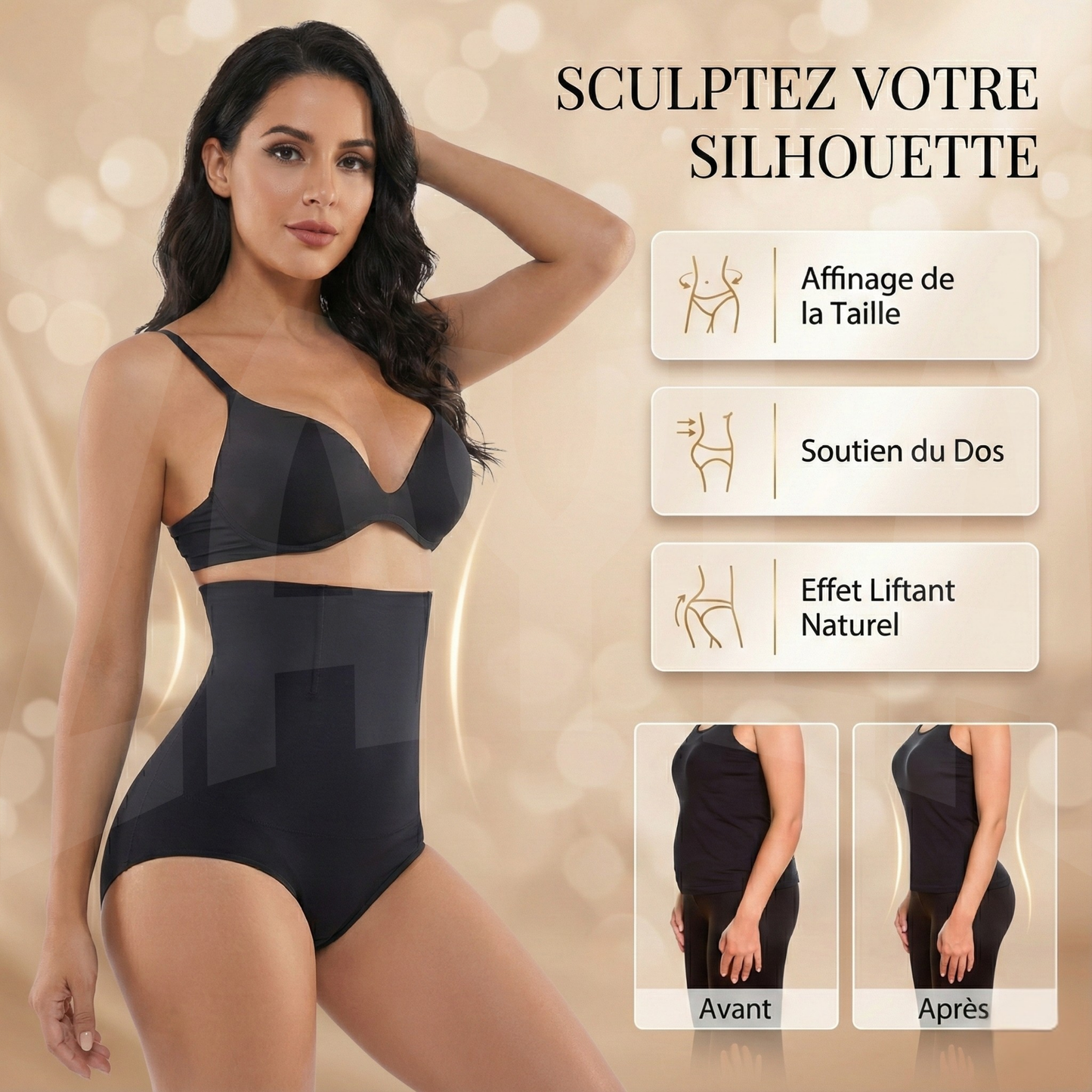 Nuvéria™ – Culotte Sculptante – [1 acheté 1 offert]