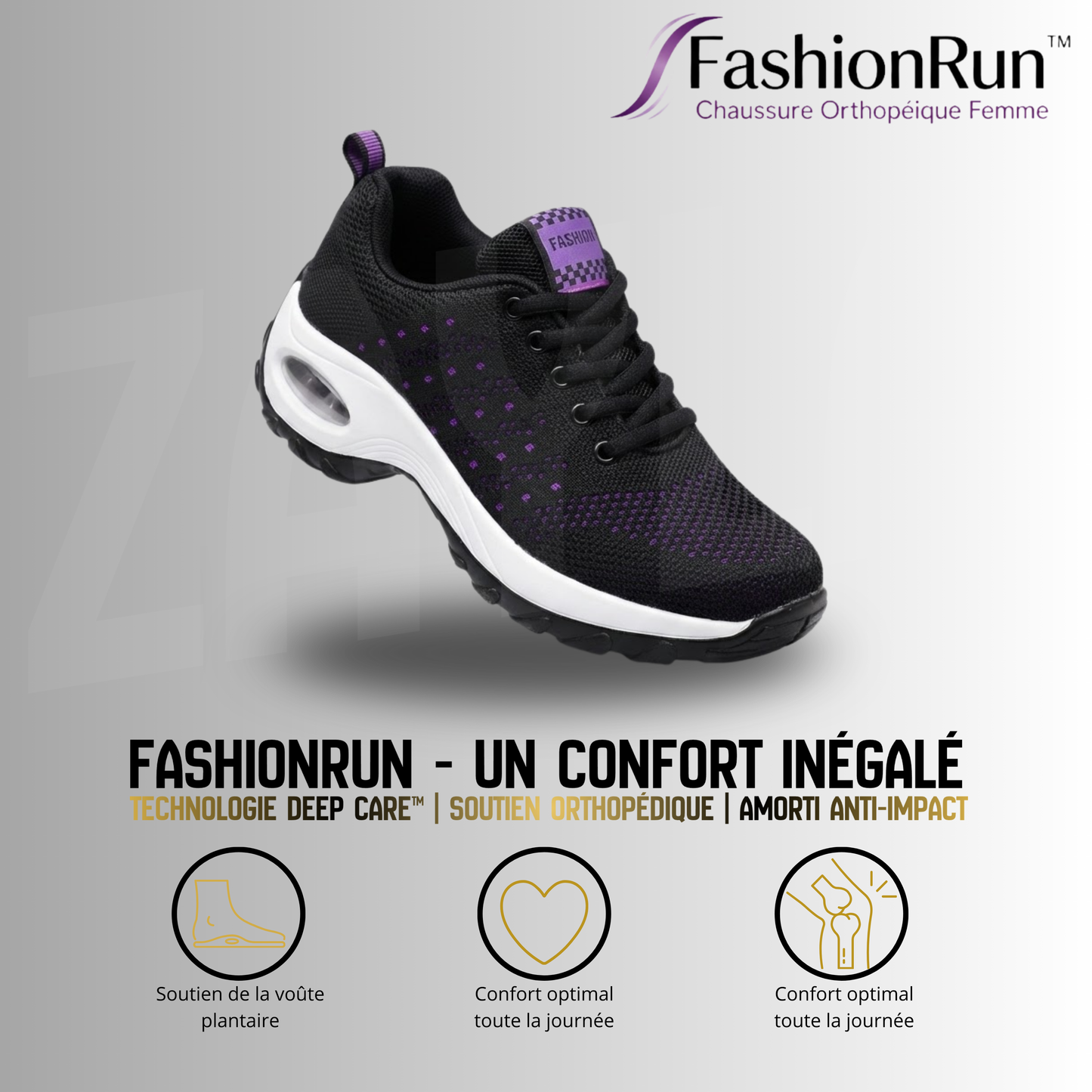FashionRun™ Chaussure Orthopédique Femme [Marchez sans douleur, vivez en confort]