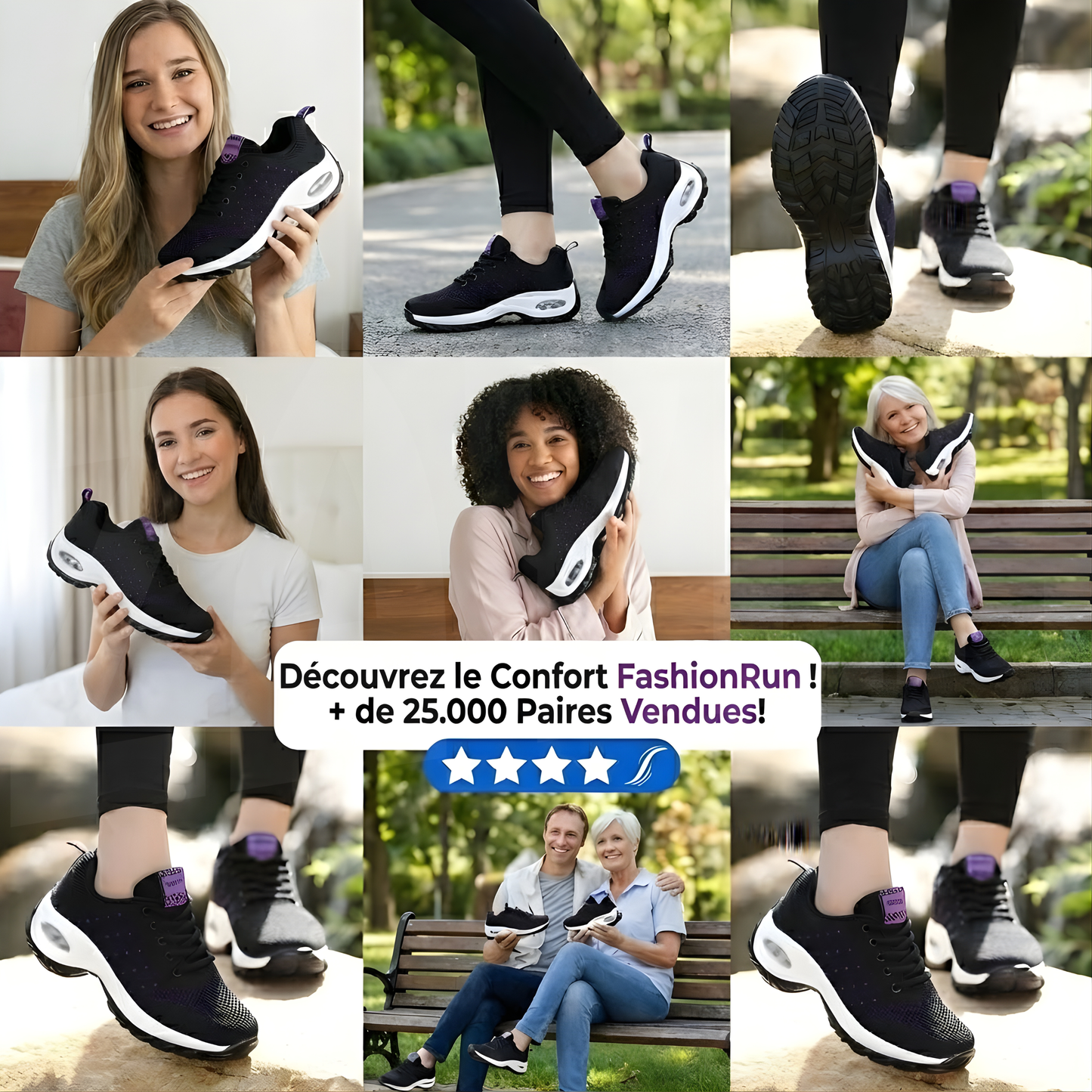 FashionRun™ Chaussure Orthopédique Femme [Marchez sans douleur, vivez en confort]