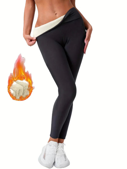 Aafke – High-Waist Fleece-Lined Leggings
