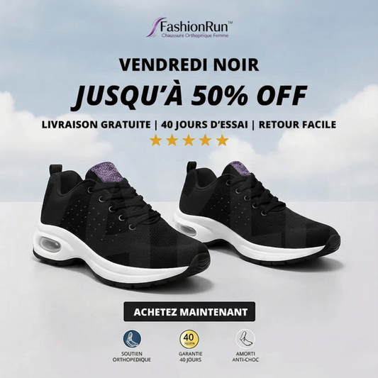 FashionRun™ Chaussure Orthopédique Femme [Marchez sans douleur, vivez en confort]